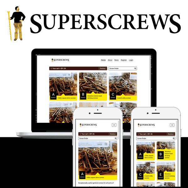 Superscrews Website Project